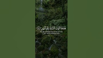 فَدَعَا رَبَّهُ أَنِّي مَغْلُوبٌ فَانتَصِرْ سورة القمر (١٠)#قران_كريم #قرآن