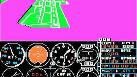 subLOGIC Flight Simulator II for Apple II