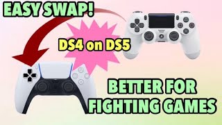 Playstation 4 Dpad on Playstation 5 controller! Best alternative for fighting games