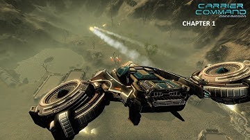 Carrier Command  Gaea Mission part 1 walkthrough\gameplay (eng) no commentary