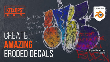 Blender Create Amazing Eroded Decals