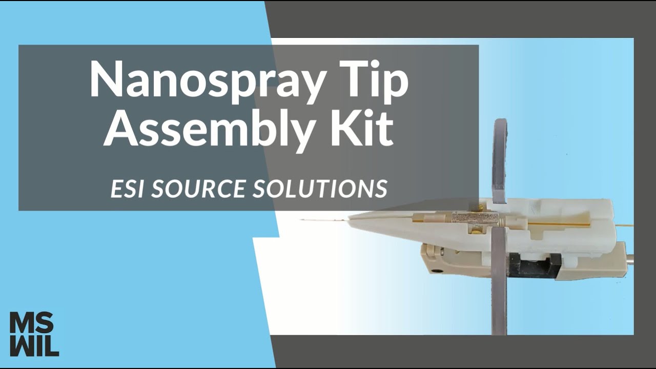 Nanospray Tip Assembly Kit - Upgrade your Thermo Flex Ion Source - YouTube