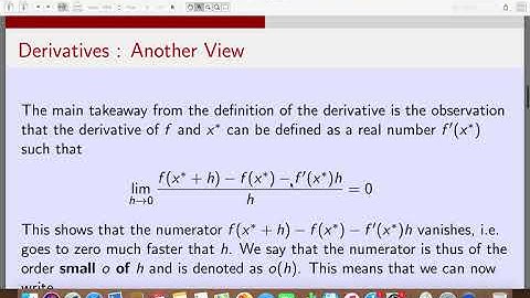 ECO760A : Mathematical Analysis for Economics : Lecture 6a : derivatives in R : Part-1