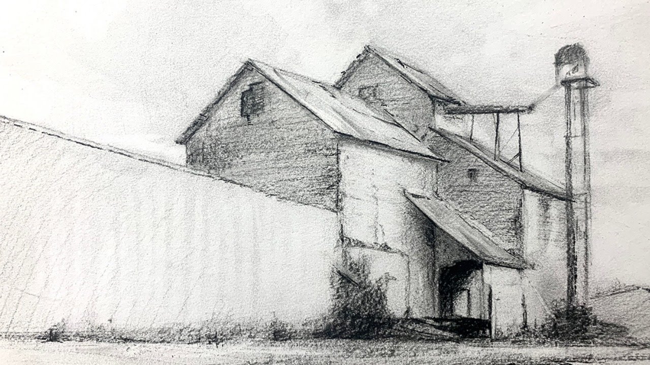 Make it Grain Drawing a Grain Storage Building YouTube