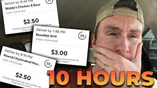 Accepting EVERY DOORDASH ORDER For 10 Hours Straight!!!