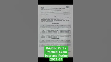 Dr Lkvd College BA,Bsc part 2 Practical Exam Date and Rutine Notice 2021-24 @cyber_point114