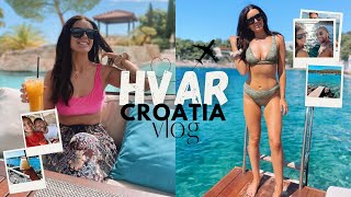 COME TO HVAR WITH ME! Croatia part 2 | Best places to eat, drink and explore! | TRVAEL VLOG
