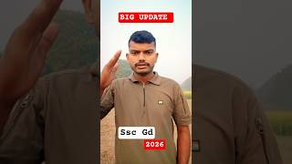 SSC GD Big Update 2026 #motivation #reels #shorts