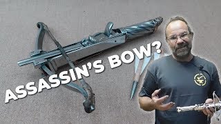Medieval ASSASSIN'S CROSSBOW (Balestrino) ASSEMBLED & TESTED!