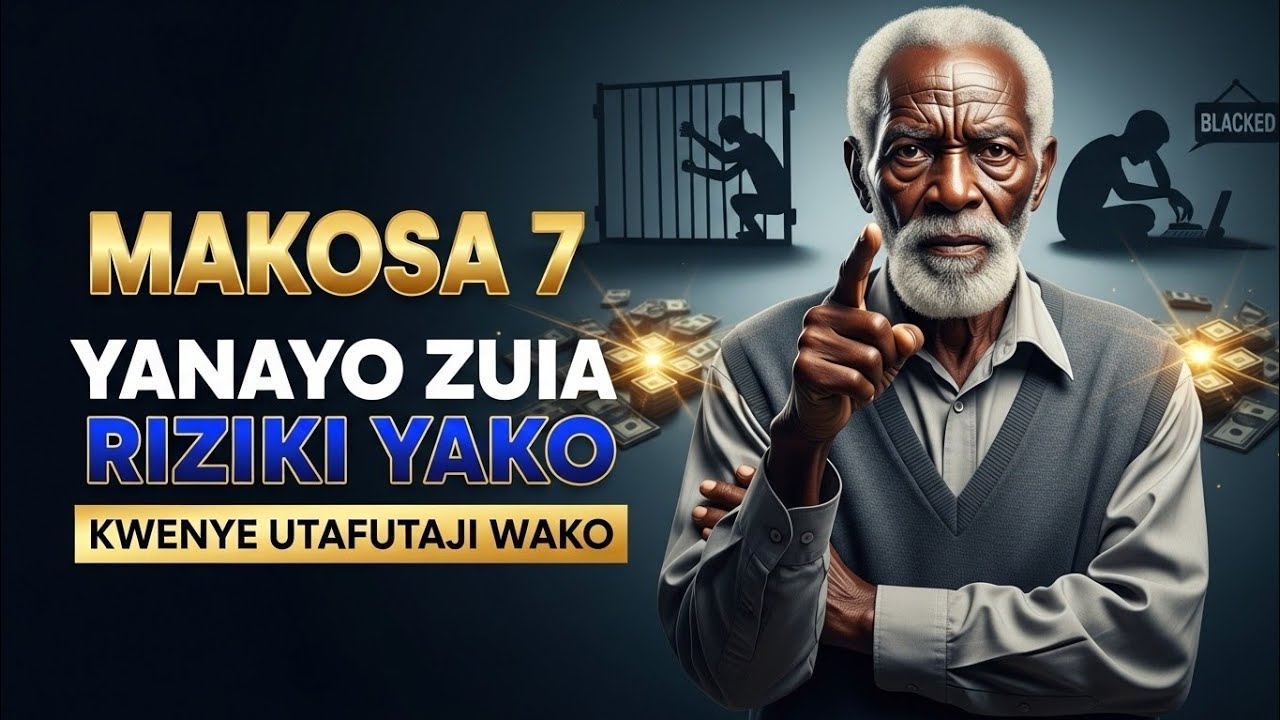 MAKOSA 7 YANAYO ZUIA RIZIKI YAKO KWENYE UTAFUTAJI WAKO