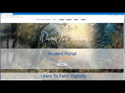 The Student Portal at Digital Art Academy