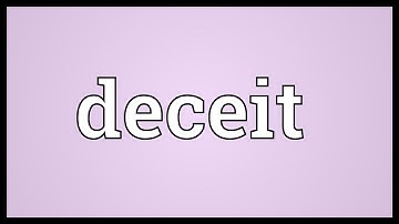 Deceit Meaning