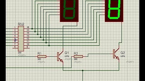 Multiplexación de displays de 7 segmentos