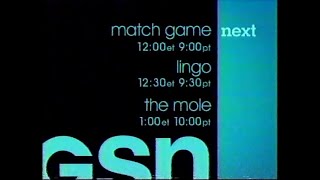 Game Show Network Commercials march 16 2004