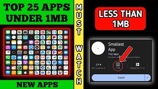 TOP 25 APPS UNDER 1MB - 2023 screenshot 5