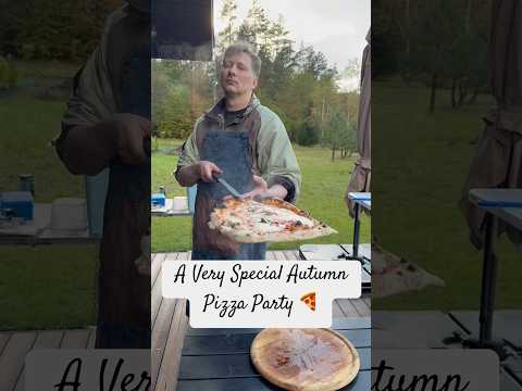 A very special autumn pizza party by the river