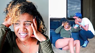 I GOT BEAT UP AND THEY TOOK EVERYTHING PRANK ON BOYFRIEND *CRAZY REACTION*