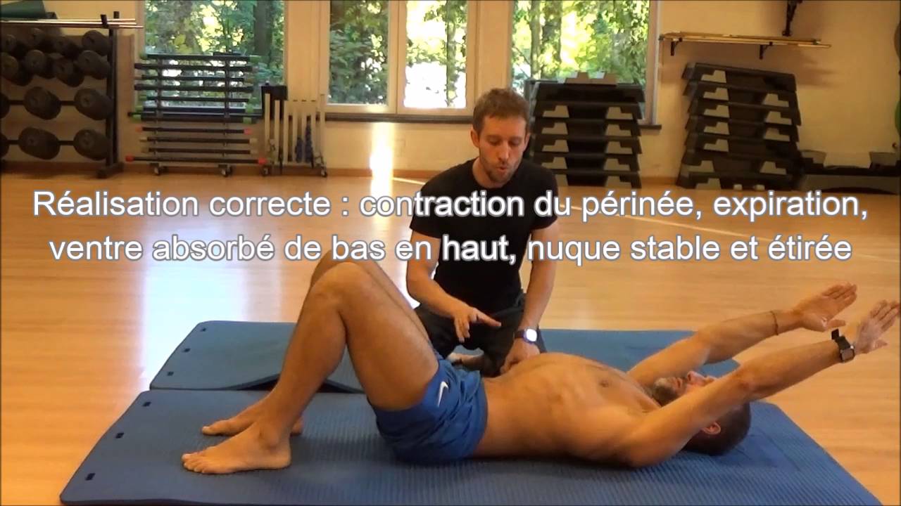 [VDS0000007] Des abdos toniques avec les flexions de hanche et pull over.