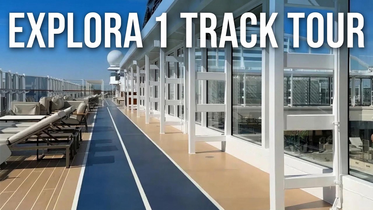 Explora Journeys Explora 1 Cruise Ship Running Track | Full Walking Tour (POV 2K)