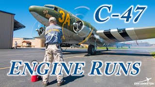 C-47 Engine Runs Mid America Flight Museum