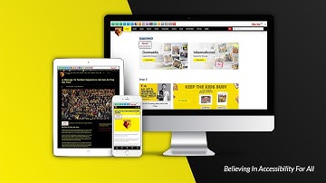 Watford FC Inclusive Website With Recite Me Assistive Technology