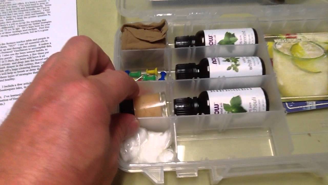 How to make up an Essential Oil kit to keep your Honey Bees healthy.
