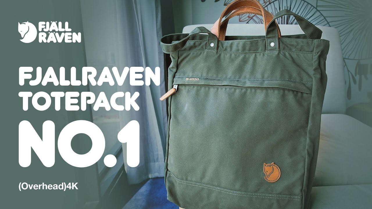 Fjallraven Totepack No.1 Overhead (Show Product) 4K - YouTube