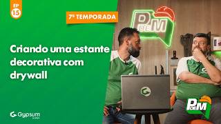 Criando uma estante decorativa com drywall