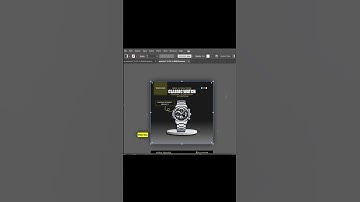 Smart watch post design in ilustrator⌚#adobeillustrator #watch #designtutorial