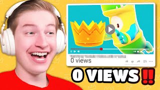 Reacting To Fall Guys Videos With 0 Views...