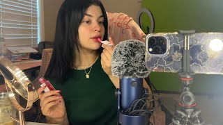 ASMR lets chat while i get ready ❤️ (go to makeup)