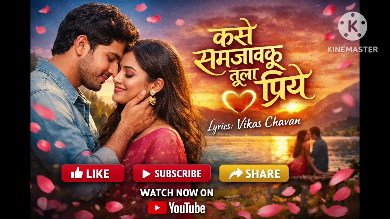 कसे समजावू तूला प्रिये  నా ప్రియా, నేను నీకు ఎలా వివరించగలను?🎧🎹🎤🎸😘