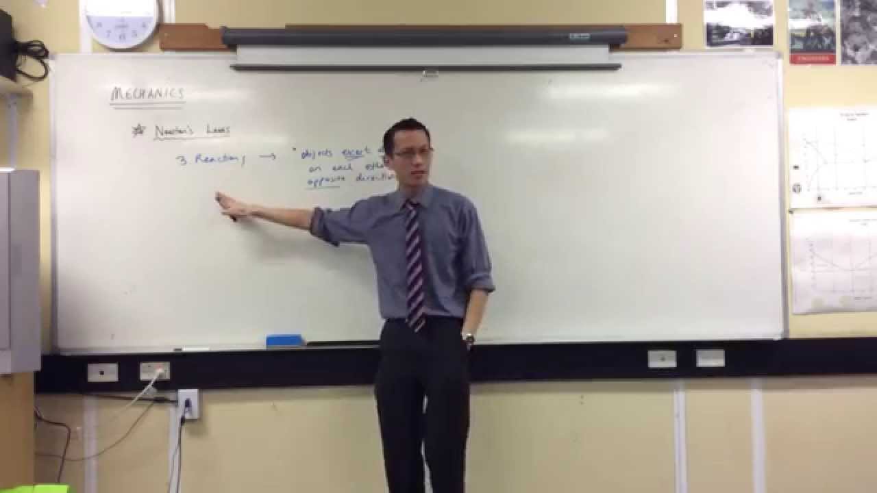Newton's Third Law: Reactions maths is fun
