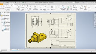 Inventor Autodesk como sacar las vistas y acotar, Como crear planos y acotar en Inventor 2021, 2023