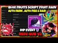 Update Script Blox Fruit Mobile RIP Event REDZ HUB V2 🔮 FRUIT RAIN, AUTO FARM, AUTO FISH & RAID