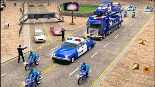 police car transport truck | police transport game apk download | Android gameplay screenshot 3