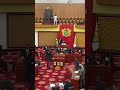 How Speaker of the Parliament Rt. Hon. Alban Bagbin enters the Chamber#ParliamentSitting