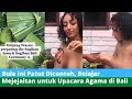 KEREN! Bule Perempuan Belajar Mejejaitan untuk Rerahinan di Bali #viral