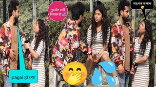 Madam, I Want To Raise My Leg And Drink Your Water Prank On Cute Girl Aadi Rajput