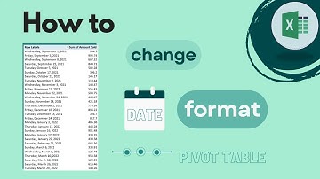 Excel Pivot Table: How to Change Date Format