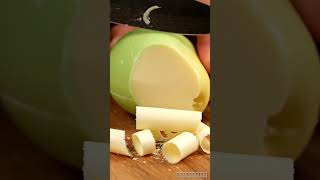 Satisfying Soap Pear Slicing ASMR #SoapASMR #PearSlicing #ASMRRelaxation #CarvingSounds