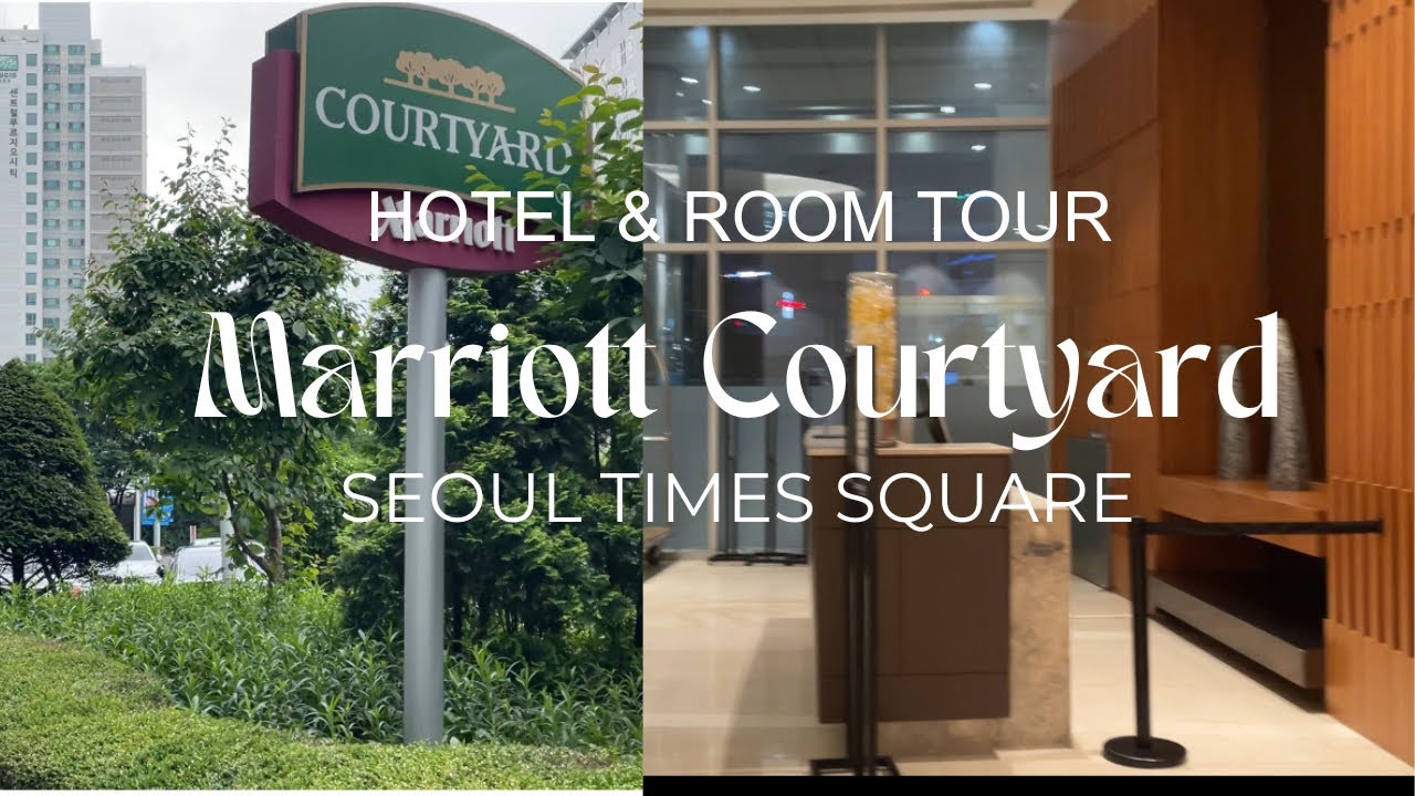 Marriott Courtyard Seoul Times Square Hotel and Room Tour