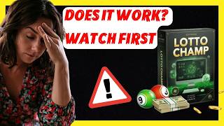 LOTTO CHAMP REVIEW  (WORTH IT?)  can it predict winning lottery combinations?