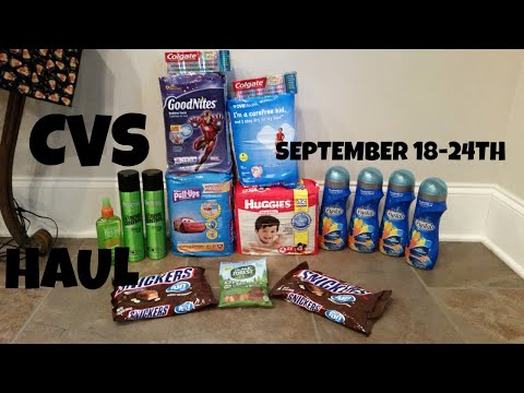 CVS COUPON DEAL HAUL!! 9/18-9/24