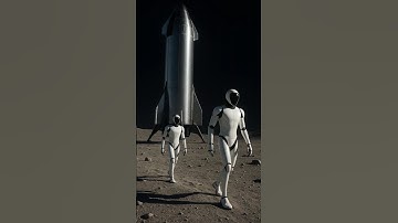 #youtubeshorts Tesla robots mining moon #universe