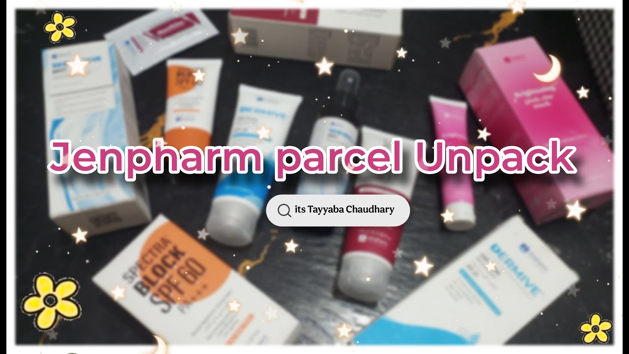 Let's unpack jenpharm parcel 📦 | review of jenpharm products | its Tayyaba Chaudhary
