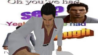 [MMD] Kiryu + Goromi (Fingers in his ass)