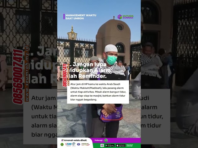 TipsAtur waktu saat umroh #umrohitikaf #itikaframadhan #umrohplusdubai #umrohplusturki seumroh.my.id