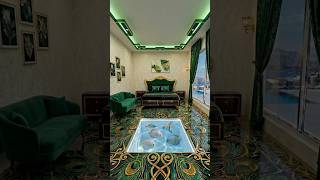 Galaxy Epoxy Fish Tank Bedroom Transformation #interiordesign #aquarium #shorts #viral #satisfying