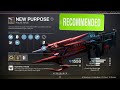 D2 Honest Weapon Reviews: New Purpose